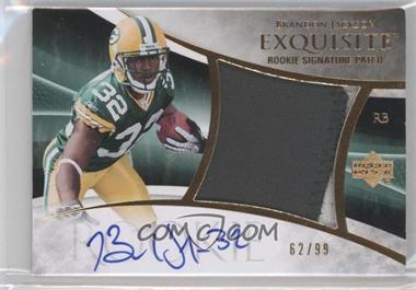 2007 Upper Deck Exquisite Collection - [Base] - Parallel 1 #114 - Rookie Signature Patch - Brandon Jackson /99