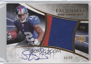 2007 Upper Deck Exquisite Collection - [Base] - Parallel 1 #121 - Rookie Signature Patch - Steve Smith /99