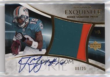 2007 Upper Deck Exquisite Collection - [Base] - Parallel 1 #127 - Rookie Signature Patch - Ted Ginn Jr. /25
