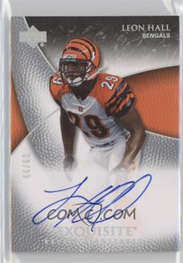 2007 Upper Deck Exquisite Collection - [Base] - Parallel 1 #93 - Exquisite Rookie Signatures - Leon Hall /60