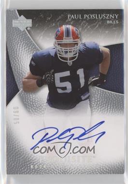 2007 Upper Deck Exquisite Collection - [Base] - Parallel 1 #96 - Exquisite Rookie Signatures - Paul Posluszny /60 [Noted]