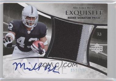 2007 Upper Deck Exquisite Collection - [Base] #106 - Rookie Signature Patch - Michael Bush /225