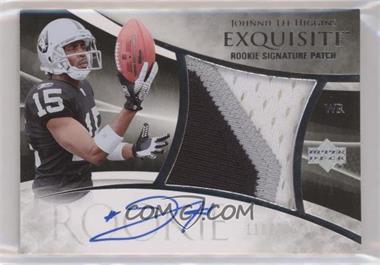 2007 Upper Deck Exquisite Collection - [Base] #110 - Rookie Signature Patch - Johnnie Lee Higgins /225