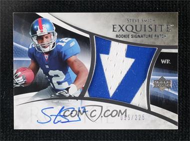 2007 Upper Deck Exquisite Collection - [Base] #121 - Rookie Signature Patch - Steve Smith /225