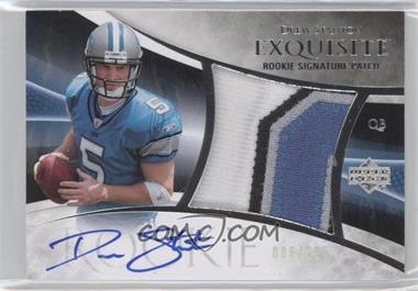 2007 Upper Deck Exquisite Collection - [Base] #122 - Rookie Signature Patch - Drew Stanton /225