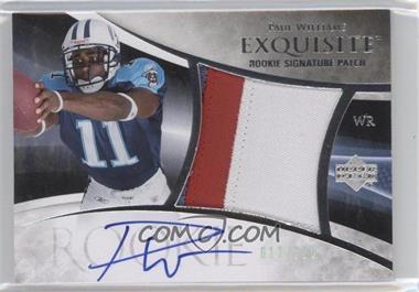 2007 Upper Deck Exquisite Collection - [Base] #123 - Rookie Signature Patch - Paul Williams /225