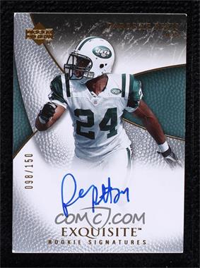 2007 Upper Deck Exquisite Collection - [Base] #71 - Exquisite Rookie Signatures - Darrelle Revis /150