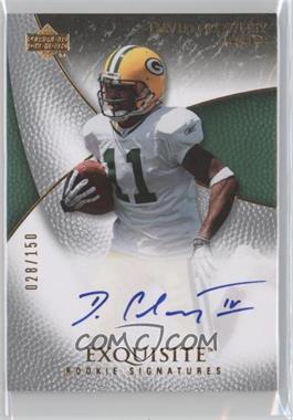 2007 Upper Deck Exquisite Collection - [Base] #72 - Exquisite Rookie Signatures - David Clowney /150