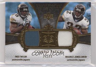 2007 Upper Deck Exquisite Collection - Combo Patch #ECP-TJ - Maurice Jones-Drew, Fred Taylor /25
