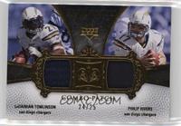 Philip Rivers, LaDainian Tomlinson #/25