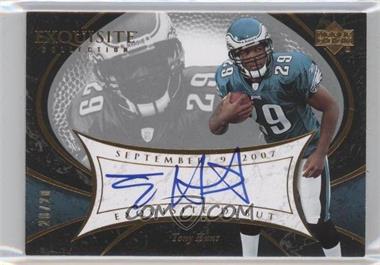 2007 Upper Deck Exquisite Collection - Exquisite Debut Signatures #EDS-TH - Tony Hunt /20