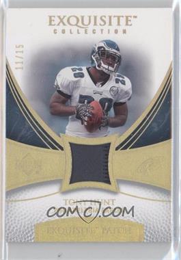 2007 Upper Deck Exquisite Collection - Exquisite Patch - Gold Spectrum #EP-HU - Tony Hunt /15