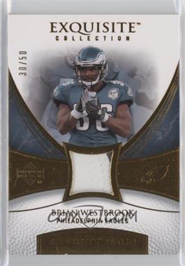2007 Upper Deck Exquisite Collection - Exquisite Patch #EP-BW - Brian Westbrook /50