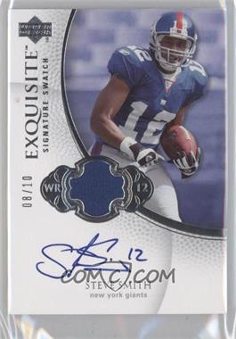 2007 Upper Deck Exquisite Collection - Exquisite Signature - Swatch #ESS-SS - Steve Smith /10