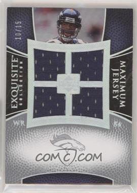 2007 Upper Deck Exquisite Collection - Maximum Jersey - Silver Spectrum #XXL-JW - Javon Walker /15