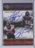 Adrian Peterson, Jerious Norwood #/30
