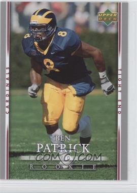 2007 Upper Deck First Edition - [Base] #166 - Ben Patrick