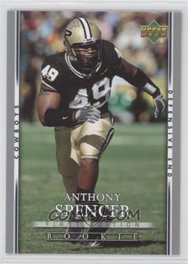 2007 Upper Deck First Edition - [Base] #177 - Anthony Spencer