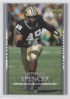 2007 Upper Deck First Edition - [Base] #177 - Anthony Spencer