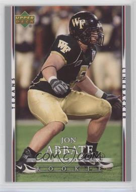 2007 Upper Deck First Edition - [Base] #187 - Jon Abbate