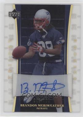 2007 Upper Deck Trilogy - [Base] - Autographs #127 - Rookies - Brandon Meriweather /133