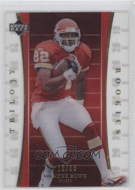 2007 Upper Deck Trilogy - [Base] - Gold #110 - Rookies - Dwayne Bowe /33