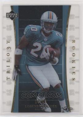 2007 Upper Deck Trilogy - [Base] - Gold #163 - Rookies - Lorenzo Booker /33 [Good to VG‑EX]