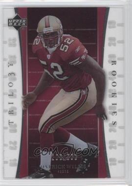 2007 Upper Deck Trilogy - [Base] #168 - Rookies - Patrick Willis /399