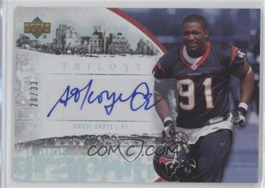 2007 Upper Deck Trilogy - Rookie GRAPHiti #RG-AO - Amobi Okoye /33