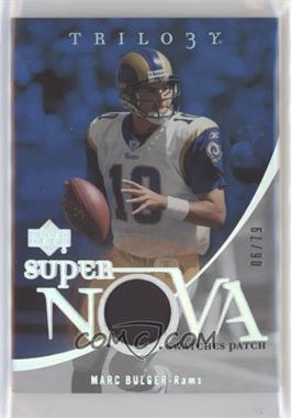 2007 Upper Deck Trilogy - Supernova Swatches - Patch #SS-MB - Marc Bulger /79