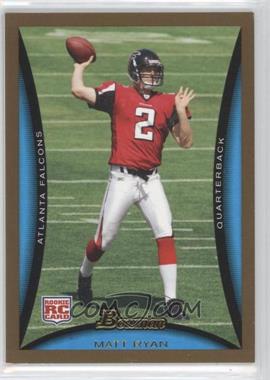 2008 Bowman - [Base] - Gold #166 - Matt Ryan