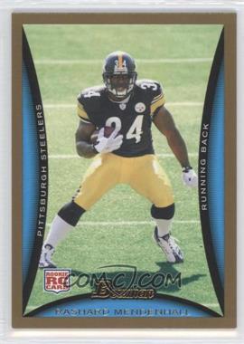 2008 Bowman - [Base] - Gold #181 - Rashard Mendenhall