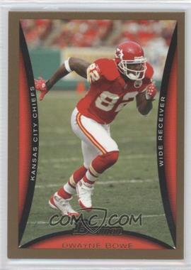 2008 Bowman - [Base] - Gold #73 - Dwayne Bowe