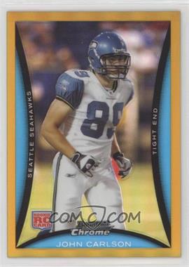 2008 Bowman Chrome - [Base] - Gold Refractor #BC83 - John Carlson /50