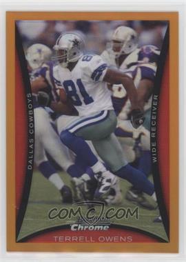 2008 Bowman Chrome - [Base] - Orange Refractor #BC171 - Terrell Owens /25