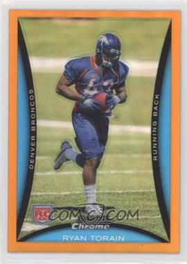 2008 Bowman Chrome - [Base] - Orange Refractor #BC79 - Ryan Torain /25