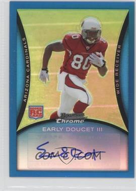 2008 Bowman Chrome - [Base] - Rookie Autographs Blue Refractor #BC96 - Early Doucet /35