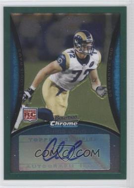 2008 Bowman Chrome - [Base] - Rookie Autographs Green #BC108 - Chris Long /150