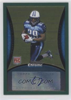 2008 Bowman Chrome - [Base] - Rookie Autographs Green #BC76 - Chris Johnson /150