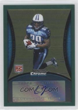 2008 Bowman Chrome - [Base] - Rookie Autographs Green #BC76 - Chris Johnson /150