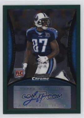 2008 Bowman Chrome - [Base] - Rookie Autographs Green #BC99 - Lavelle Hawkins /150