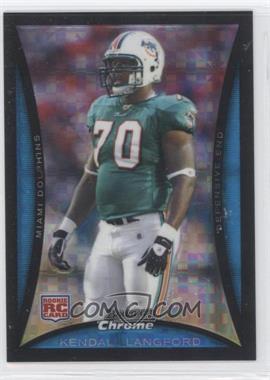 2008 Bowman Chrome - [Base] - X-Fractor #BC8 - Kendall Langford /275