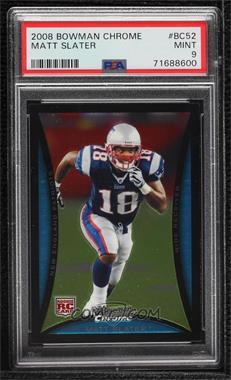 2008 Bowman Chrome - [Base] #BC52 - Matt Slater [PSA 9 MINT]