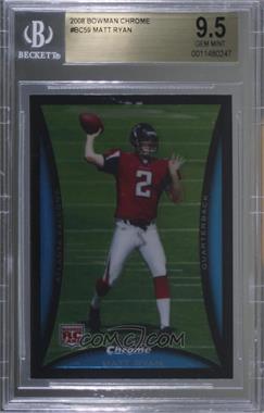 2008 Bowman Chrome - [Base] #BC59 - Matt Ryan [BGS 9.5 GEM MINT]