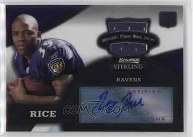 2008 Bowman Sterling - [Base] - Autographed Relics #153 - Ray Rice