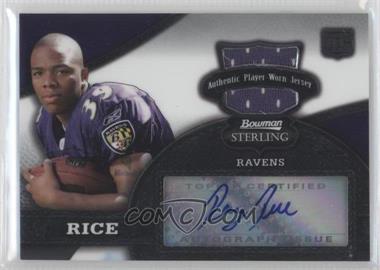 2008 Bowman Sterling - [Base] - Autographed Relics #153 - Ray Rice