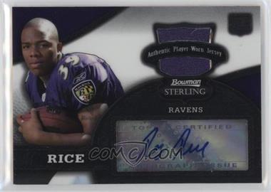 2008 Bowman Sterling - [Base] - Autographed Relics #153 - Ray Rice