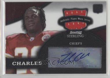 2008 Bowman Sterling - [Base] - Autographed Relics #158 - Jamaal Charles