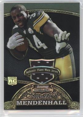 2008 Bowman Sterling - [Base] - Black Refractor #152 - Rashard Mendenhall /50