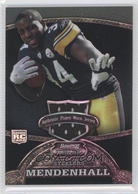 2008 Bowman Sterling - [Base] - Black Refractor #152 - Rashard Mendenhall /50